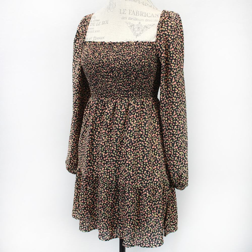 Abercrombie & Fitch Y2K milkmaid lined country babydoll empire waist dress Med